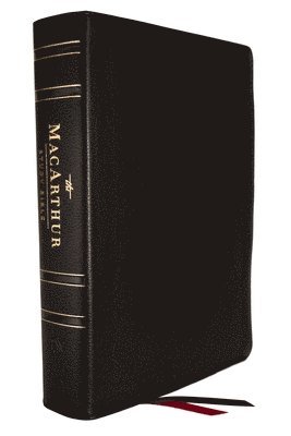 bokomslag ESV, MacArthur Study Bible, 2nd Edition, Genuine leather, Black