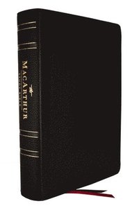 bokomslag NASB, MacArthur Study Bible, 2nd Edition, Genuine Leather, Black, Comfort Print