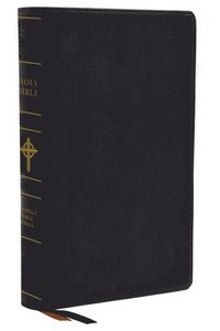 bokomslag NABRE, New American Bible, Revised Edition, Catholic Bible, Large Print Edition, Leathersoft, Black, Thumb Indexed, Comfort Print
