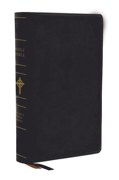 bokomslag NABRE, New American Bible, Revised Edition, Catholic Bible, Large Print Edition, Leathersoft, Black, Thumb Indexed, Comfort Print