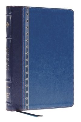 Catholic Bible Press - NRSVCE, Great Quotes Catholic Bible, Leathersoft, Blue, Comfort Print, Inbunden
