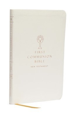 bokomslag NABRE, New American Bible, Revised Edition, Catholic Bible, First Communion Bible: New Testament, Leathersoft, White