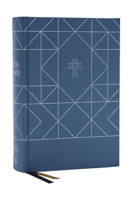 bokomslag NKJV, The Bible Study Bible, Cloth over Board, Blue, Comfort Print