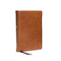 bokomslag NKJV, Reference Bible, Classic Verse-by-Verse, Center-Column, Premium Goatskin Leather, Brown, Premier Collection, Red Letter, Thumb Indexed, Comfort Print