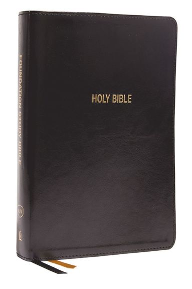 bokomslag KJV, Foundation Study Bible, Large Print, Leathersoft, Black, Red Letter, Comfort Print