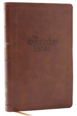 NKJV, The Everyday Bible, Brown Leathersoft, Red Letter, Comfort Print 1