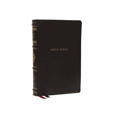 bokomslag NKJV, Personal Size Reference Bible, Sovereign Collection, Genuine Leather, Black, Red Letter, Comfort Print