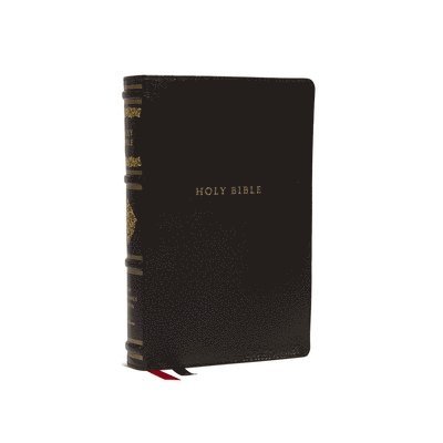 NKJV, Personal Size Reference Bible, Sovereign Collection, Genuine Leather, Black, Red Letter, Comfort Print 1