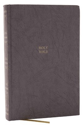 KJV Holy Bible: Paragraph-style Large Print Thinline with 43,000 Cross References, Gray Hardcover, Red Letter, Comfort Print: King James Version 1