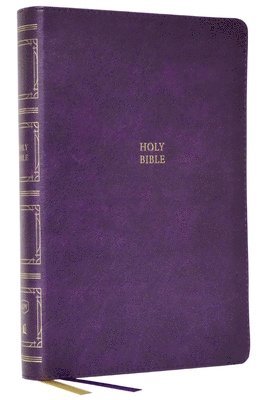 KJV Holy Bible: Paragraph-style Large Print Thinline with 43,000 Cross References, Purple Leathersoft, Red Letter, Comfort Print: King James Version 1