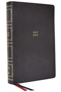 bokomslag KJV Holy Bible: Paragraph-style Large Print Thinline with 43,000 Cross References, Black Genuine Leather, Red Letter, Comfort Print (Thumb Indexed): King James Version