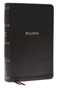 bokomslag KJV Holy Bible: Large Print Single-Column with 43,000 End-of-Verse Cross References, Black Leathersoft, Personal Size, Red Letter, Comfort Print: King James Version