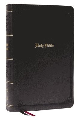 KJV Holy Bible: Large Print Single-Column with 43,000 End-of-Verse Cross References, Black Leathersoft, Personal Size, Red Letter, Comfort Print: King James Version 1