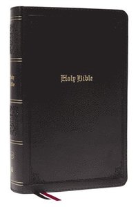 bokomslag KJV Holy Bible: Large Print Single-Column with 43,000 End-of-Verse Cross References, Black Leathersoft, Personal Size, Red Letter, Comfort Print (Thumb Indexed): King James Version