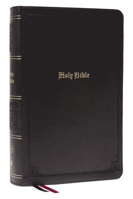 KJV Holy Bible: Large Print Single-Column with 43,000 End-of-Verse Cross References, Black Leathersoft, Personal Size, Red Letter, Comfort Print (Thumb Indexed): King James Version 1