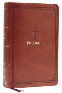bokomslag KJV Holy Bible: Large Print Single-Column with 43,000 End-of-Verse Cross References, Brown Leathersoft, Personal Size, Red Letter, Comfort Print: King James Version