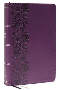 bokomslag KJV Holy Bible: Large Print Single-Column with 43,000 End-of-Verse Cross References, Purple Leathersoft, Personal Size, Red Letter, Comfort Print: King James Version