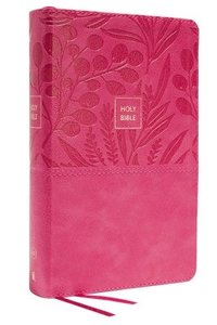 bokomslag KJV Holy Bible: Large Print Single-Column with 43,000 End-of-Verse Cross References, Pink Leathersoft, Personal Size, Red Letter, Comfort Print: King James Version