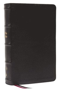 bokomslag KJV Holy Bible: Large Print Single-Column with 43,000 End-of-Verse Cross References, Black Genuine Leather, Personal Size, Red Letter, (Thumb Indexed): King James Version