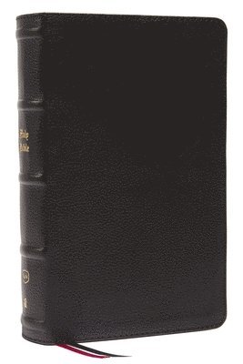 KJV Holy Bible: Large Print Single-Column with 43,000 End-of-Verse Cross References, Black Genuine Leather, Personal Size, Red Letter, (Thumb Indexed): King James Version 1