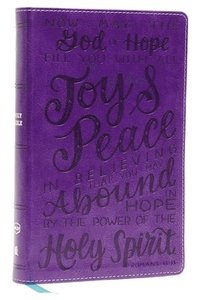 bokomslag NKJV, Holy Bible for Kids, Verse Art Cover Collection, Leathersoft, Purple, Comfort Print