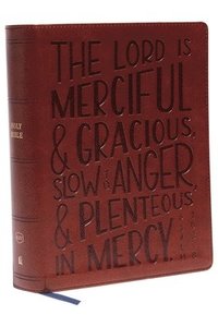 bokomslag KJV, Journal Reference Edition Bible, Verse Art Cover Collection, Brown Leathersoft, Red Letter, Comfort Print