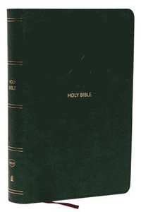 bokomslag NKJV, End-of-Verse Reference Bible, Personal Size Large Print, Leathersoft, Green, Red Letter, Thumb Indexed, Comfort Print