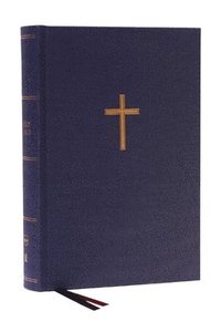 bokomslag NKJV, Single-Column Wide-Margin Reference Bible, Cloth over Board, Blue, Red Letter, Comfort Print