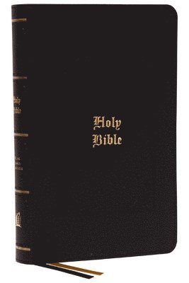 bokomslag KJV, Personal Size Large Print Reference Bible, Vintage Series, Black Leathersoft, Red Letter, Thumb Indexed, Comfort Print