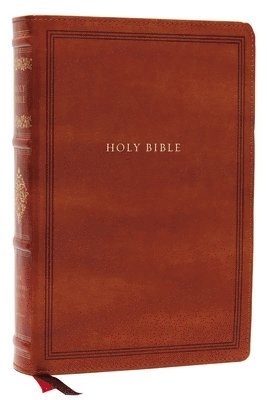 bokomslag NKJV, Wide-Margin Reference Bible, Sovereign Collection, Leathersoft, Brown, Red Letter, Comfort Print