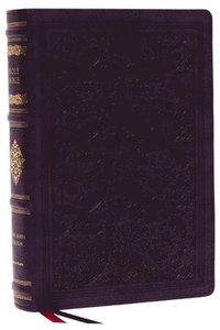 bokomslag KJV, Wide-Margin Reference Bible, Sovereign Collection, Leathersoft, Purple, Red Letter, Comfort Print