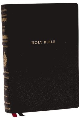 bokomslag KJV, Wide-Margin Reference Bible, Sovereign Collection, Genuine Leather, Black, Red Letter, Comfort Print