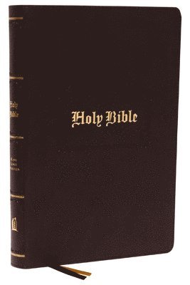 KJV Holy Bible: Large Print with 53,000 Center-Column Cross References, Brown Leathersoft, Red Letter, Comfort Print: King James Version 1