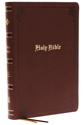 bokomslag KJV Holy Bible: Large Print with 53,000 Center-Column Cross References, Brown Bonded Leather, Red Letter, Comfort Print: King James Version