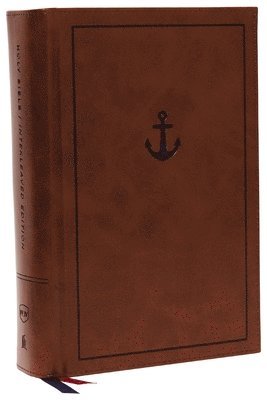 bokomslag NKJV, Interleaved Bible, Journal Edition, Leathersoft over Board, Brown, Red Letter, Comfort Print