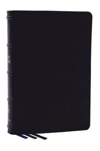 bokomslag NKJV, Large Print Thinline Reference Bible, Blue Letter, Maclaren Series, Genuine Leather, Black, Comfort Print