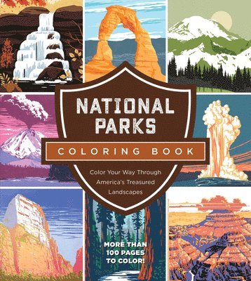 bokomslag National Parks Coloring Book