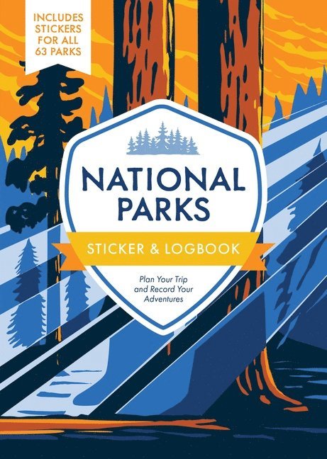 Editors of Chartwell Books - National Parks Sticker & Logbook, Häftad