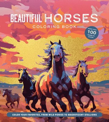 Beautiful Horses Coloring Book 1