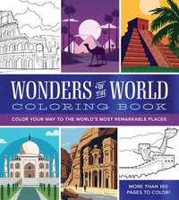 bokomslag Wonders of the World Coloring Book