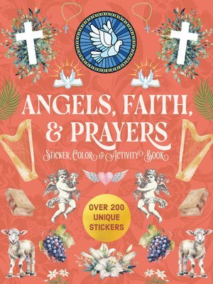 bokomslag Angels, Faith & Prayers Sticker, Color & Activity Book