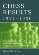 Chess Results, 1921-1930 1