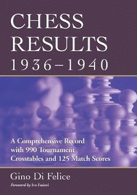 bokomslag Chess Results, 1936-1940