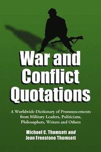 bokomslag War and Conflict Quotations