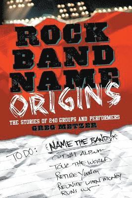 bokomslag Rock Band Name Origins