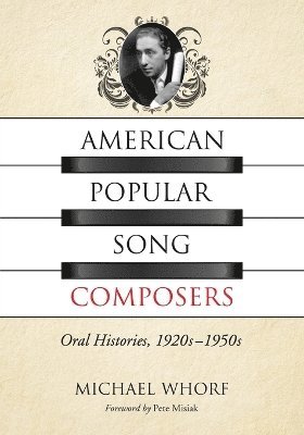 American Popular Song Composers 1