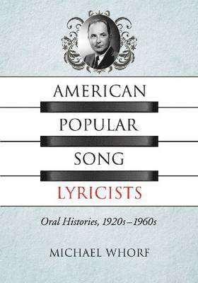 American Popular Song Lyricists 1