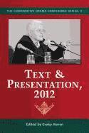 bokomslag Text & Presentation, 2012