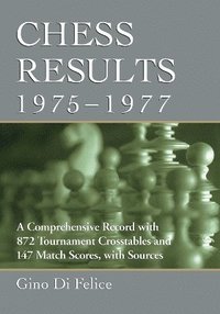 bokomslag Chess Results, 1975-1977