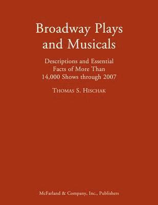bokomslag Broadway Plays and Musicals